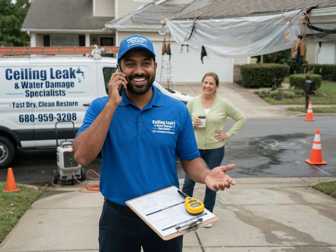 Ceiling Leak Cleanup Powers Lake, ND FAQs